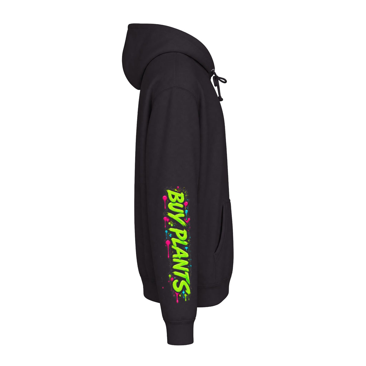 Plant Nasty “TCA Certified” hoodie by Printify featuring bold text and a casual fit, ideal for plant lovers and streetwear style.