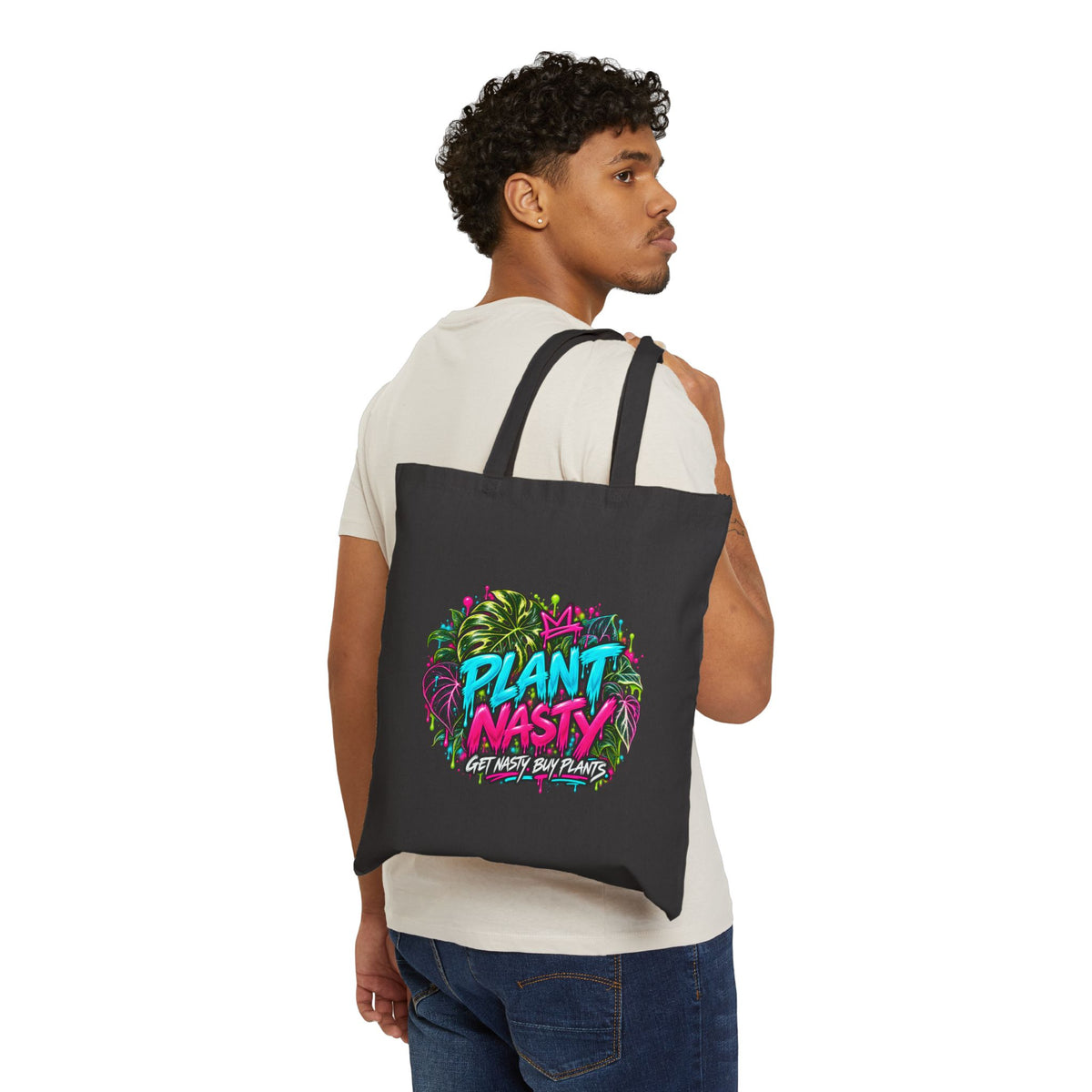 Plant Nasty “Get Nasty. Buy Plants.” Canvas Tote